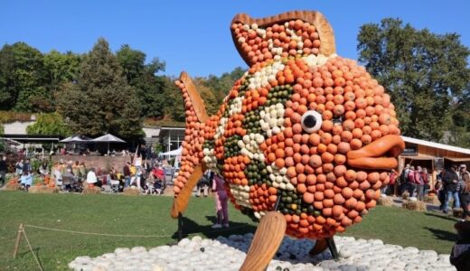 ルートヴィヒスブルク城で開催される世界最大のかぼちゃ祭り