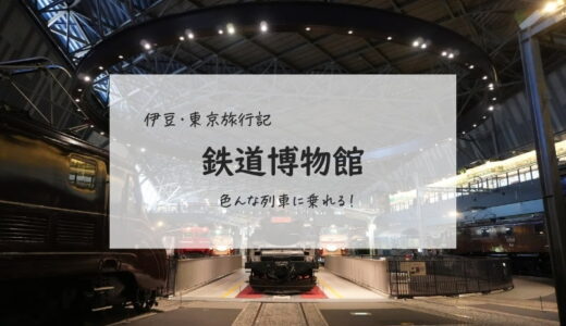 【伊豆・東京旅行：⑥】3歳5歳連れでの鉄道博物館